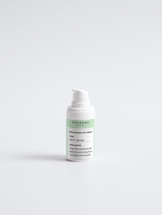 Brightening Eye Cream bottle for reducing puffiness and dark circles.
