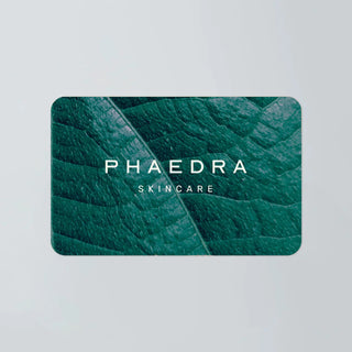 Phaedra Skincare gift card for natural skincare products.