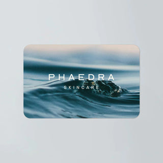 Phaedra Skincare Gift Card for Self-care and Natural Skincare Choices